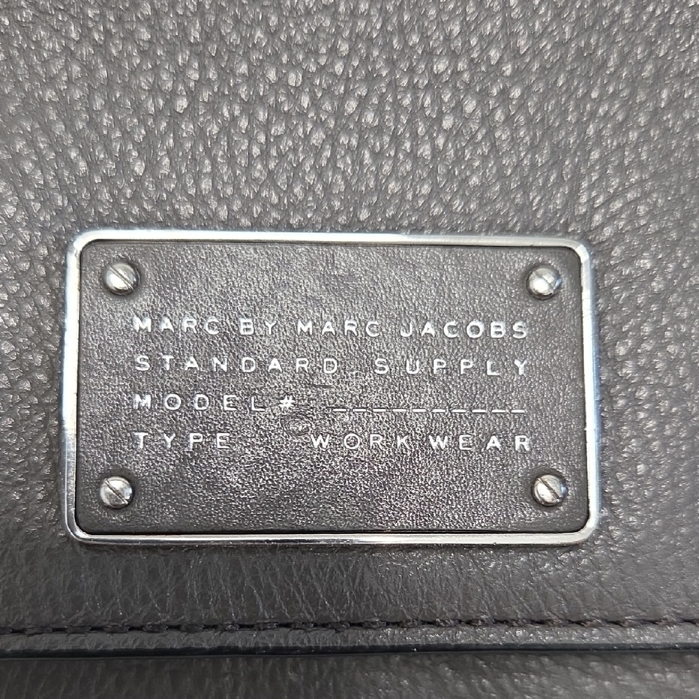 Marc Jacobs Charcoal Leather Crossbody Bag - Picture 2 of 11